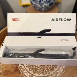 TYMO Airflow 2-in-1 Hair Curler & Straightener Black